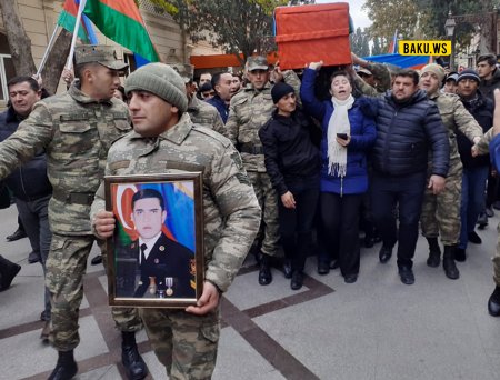 Erməni təxribatı nəticəsində şəhid olan hərbçimiz dəfn edildi - YENİLƏNİB - FOTO