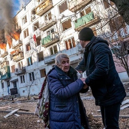 "Klon"un aktrisası Hadedən Ukraynadakı müharibəyə etiraz - FOTO